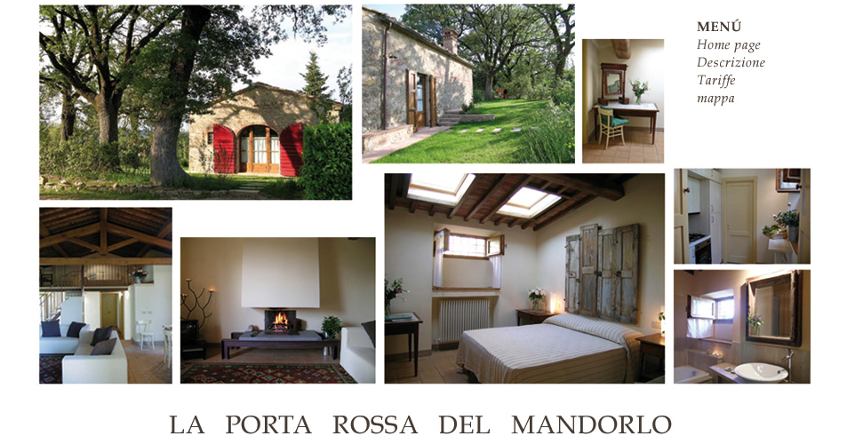 la porta rossa del mandorlo